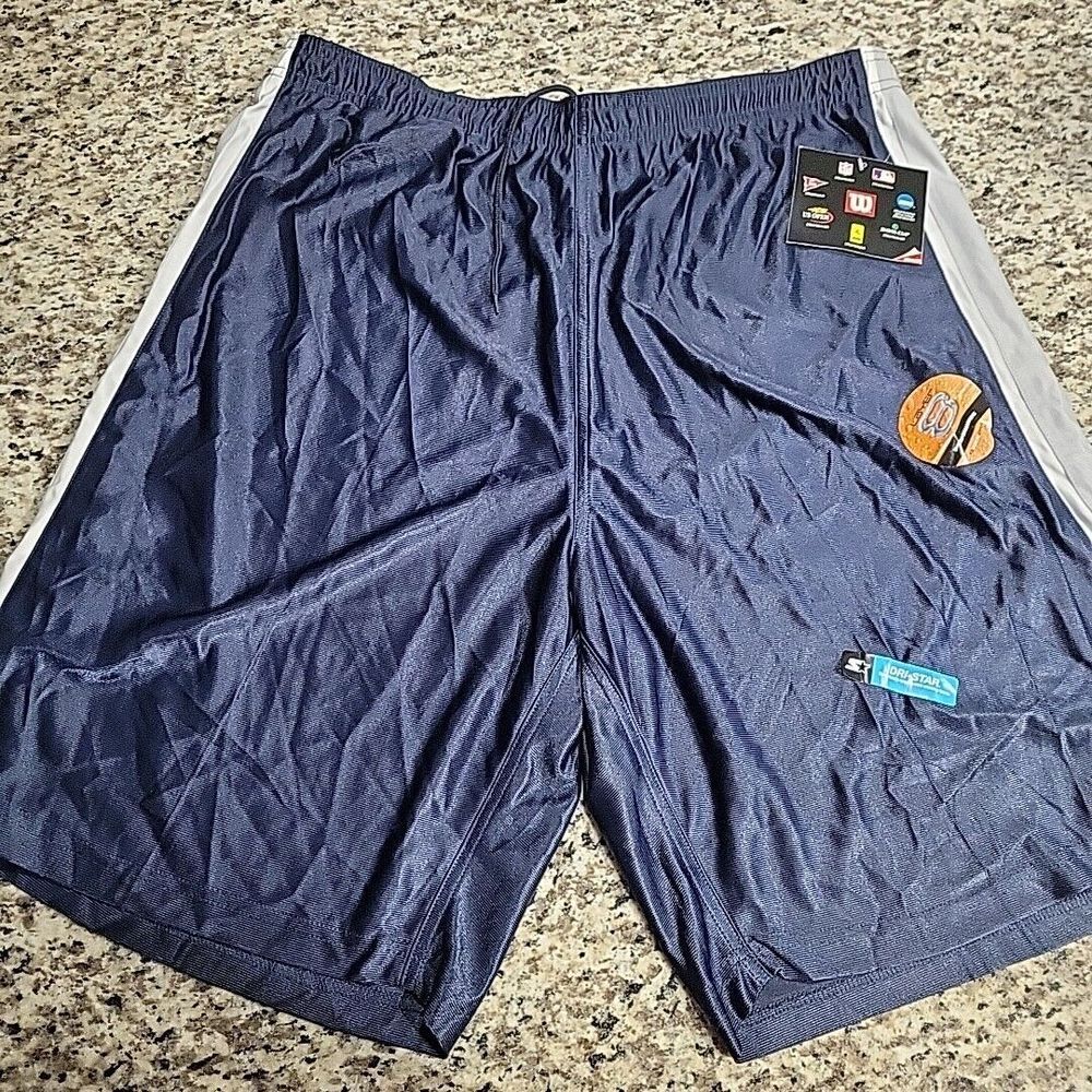 LAYER 8 QWICK DRY Shorts Athletic ACTIVE PERFORMANCE GYM Blue XXL Stretch